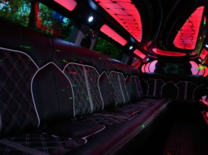 Lincoln MKT limo interior
