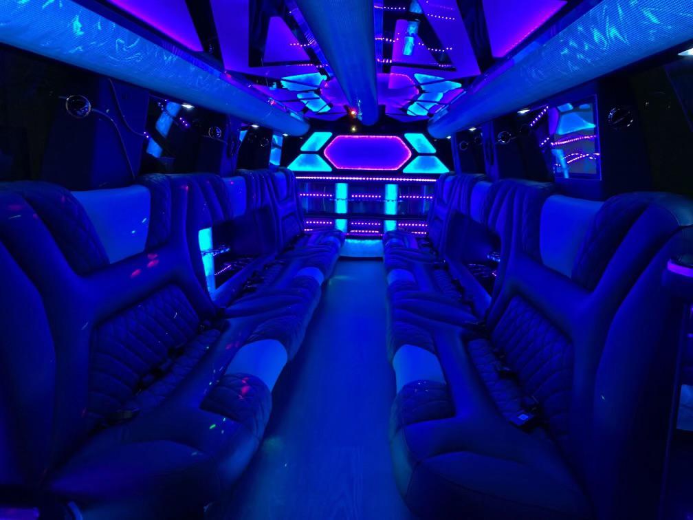 Mercedes GLS limo interior